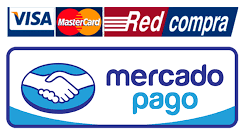 Medios de pago: Visa, MasterCard, Redcompra y Mercado Pago